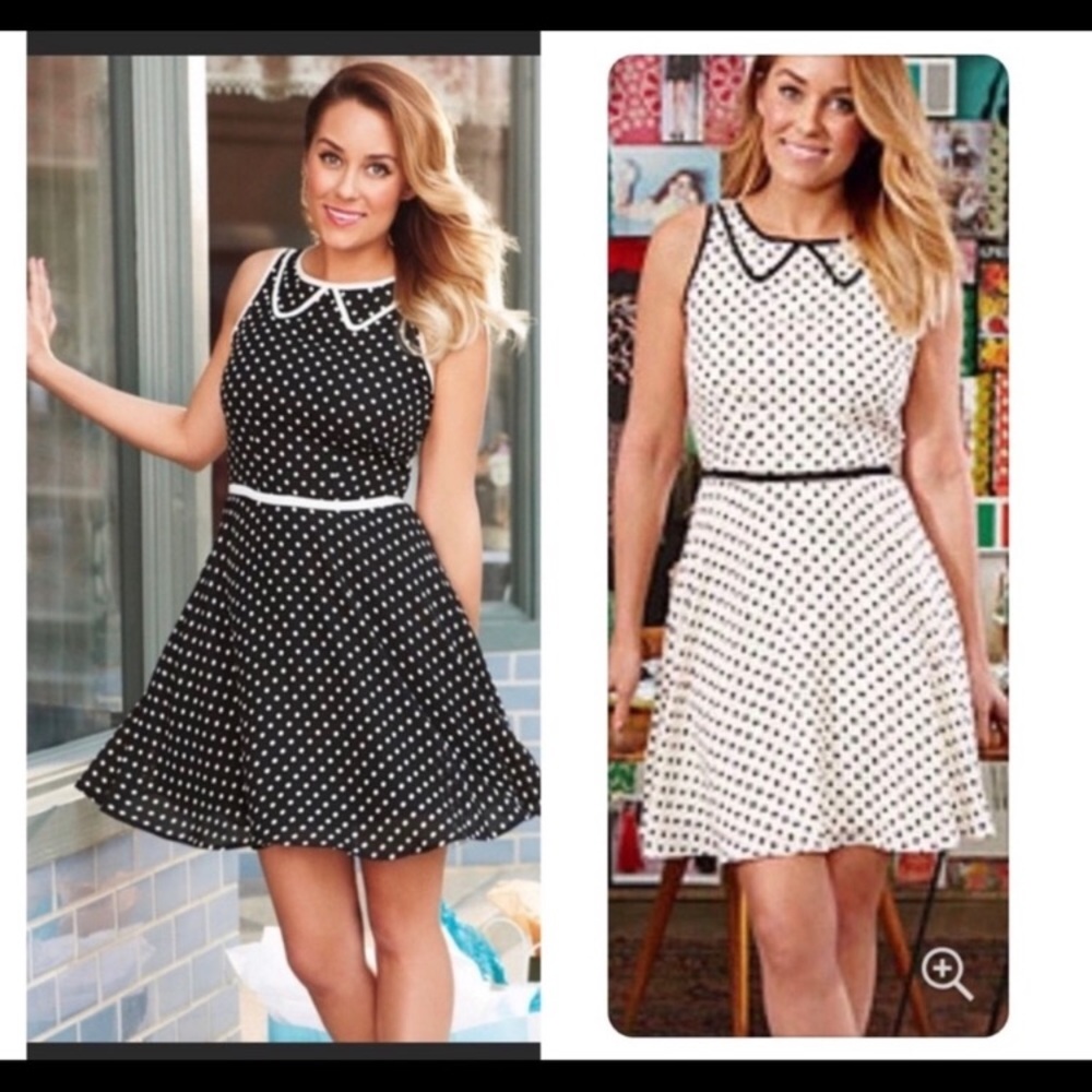 Lauren Conrad Polka Dot Dress NWT